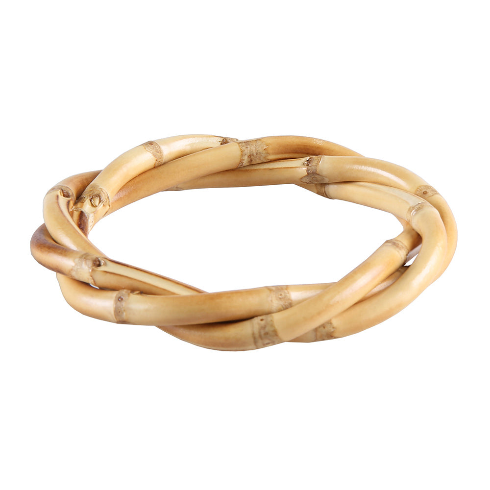 Natural Infinity Bamboo Bangle Bracelet